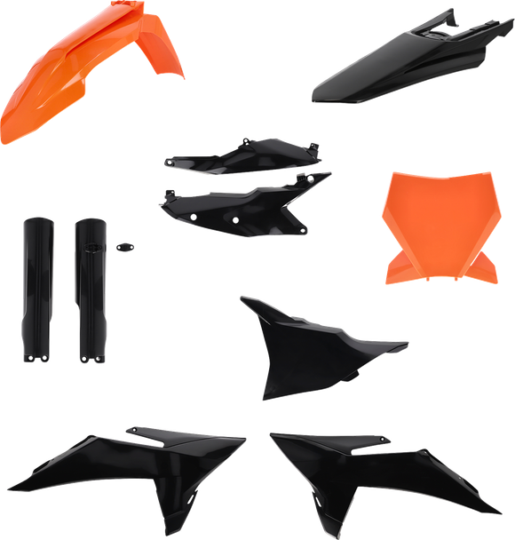 Acerbis 2986815229 Full Body Kit - Orange/Black - for Ktm - SX/XC 25