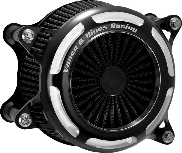 Vance & Hines 41113 V02 Onyx Air Intake Kit - Black Contrast
