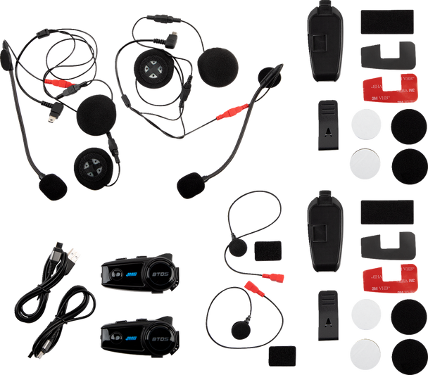 J & M HSBT-05PF-UNV-D Bluetooth Headset - Dual Pack