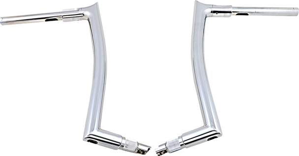 Fat Baggers Inc. 808016 1-1/2" Ez Install Pointed Top Handlebar - 16" - Chrome
