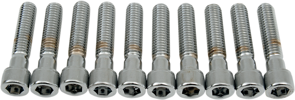 Drag Specialties DS-190556 Bolts - Socket-Head - Knurled - 3/8-16 x 1-3/4"