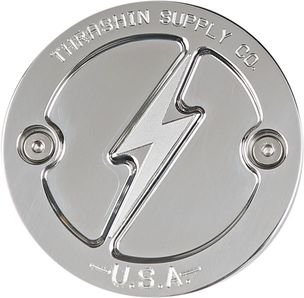 Thrashin Supply Co. TSC-3027-2 Points Cover - Dished - Polished - 2 Hole - M8