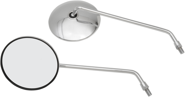 Emgo 20-37414 Mirrors - Classic - Universal - Side View - Round - Pair