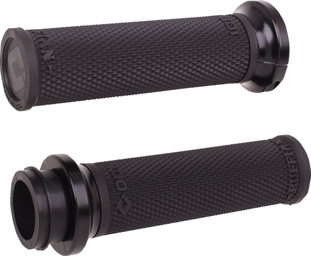 Odi V30HTWB-B Ruffian Lock-On Street Grips - TBW - Black/Black