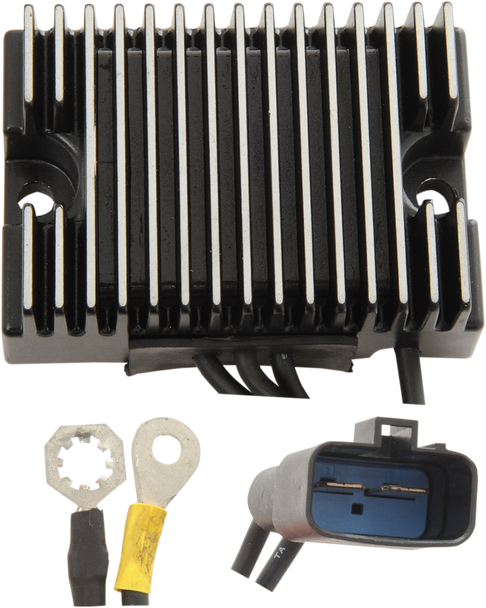 Drag Black Premium Voltage Regulator 32 Amp for Harley 1991-2003 Dyna 74518-99A