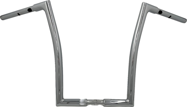Fat Baggers Inc. 748016 1-1/4" Ez Install Flat Top Handlebar - 16" - Chrome