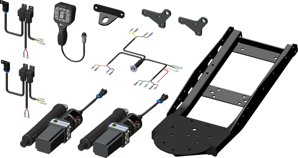 KFI Products 106180-APH V-Plow Actuator Tube Kit with Remote