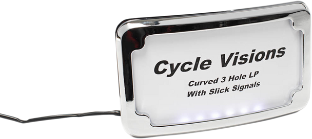 CYCLE VISIONS CV4641 FRAME LP 3 HOLE CHROME