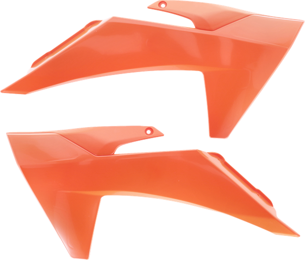 Acerbis 2987005226 Radiator Shrouds - 16 OEM Orange - Sx 65