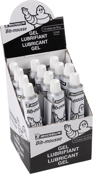Michelin 87543 Bib Mousse Lube Gel - 50g - 12-Pack