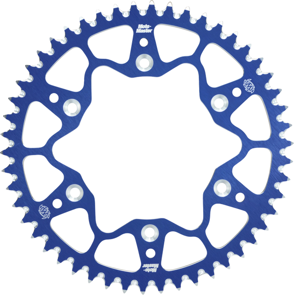 MOTO-MASTER 620072452 7075 Aluminum Rear Sprocket - 52 Tooth - Blue