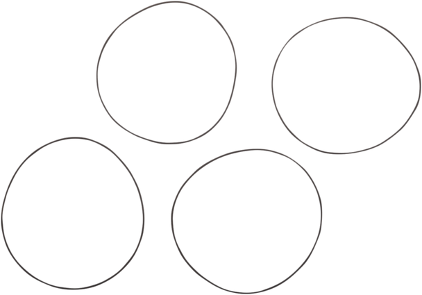 James Gasket JGI-ST-11900027 Piston Liner O-Ring - 4 Pack