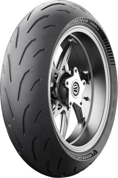 Michelin 08968 Tire - Power 6 - Rear - 180/55ZR17 - 73W