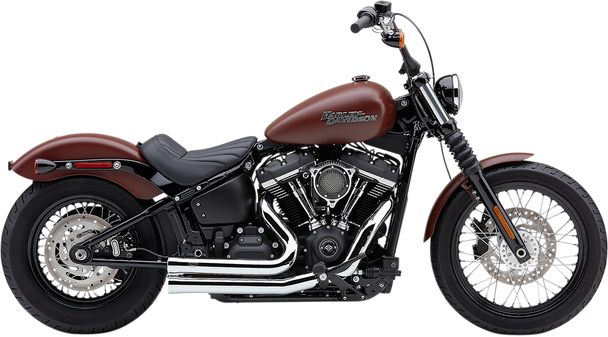 Cobra 6712 909 Exhaust - Chrome - 18-20 Softail