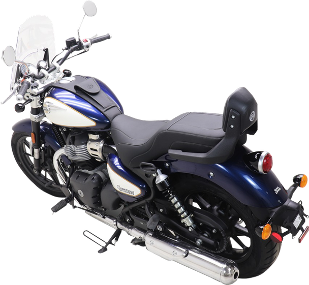 Mustang 93371ST Tank Bib with Pouch - Plain - Royal Enfield