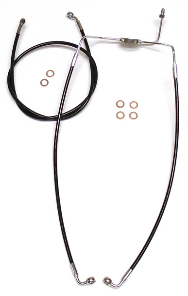 Magnum Shielding SBC1307-33 Brake Line - Front - Xr - Black