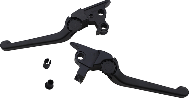Psr 12-00666-22 Anthem Adjustable Lever Set for Harley Models - Black