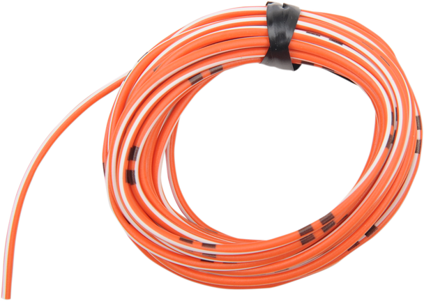 Shindy 16-689 13' Wire Spool - 14 A/12 V - Orange/White