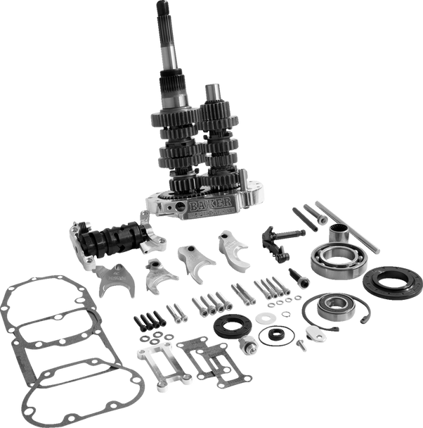 Baker Drivetrain OD6-404SP-02 Gear Set - Overdrive/6-Speed - Polished