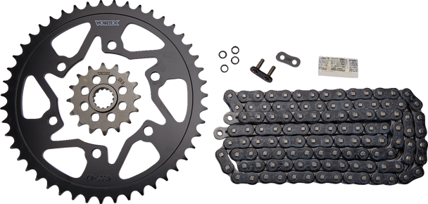 Vortex CK6295 Chain and Sprocket Kit - Hfrs - Black - for Suzuki GSX-R750