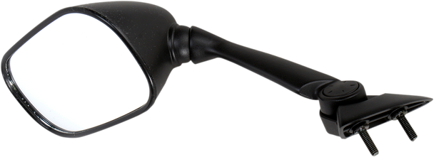 Emgo 20-37482 Mirror - Side View - Rectangle - Black - Left