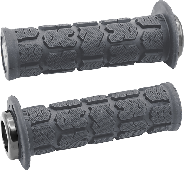 Odi J33RGH-S Rogue 2.1 Lock-On Grips - ATV/Pwc - Graphite/Silver