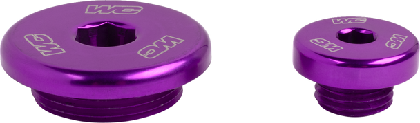 Works Connection 24-P551 Engine Plug - Purple - for Yamaha