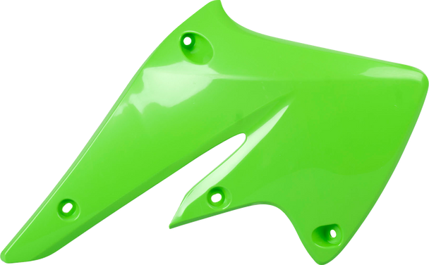 Polisport 8410500007 Radiator Cover - OEM Green - Kx 250F