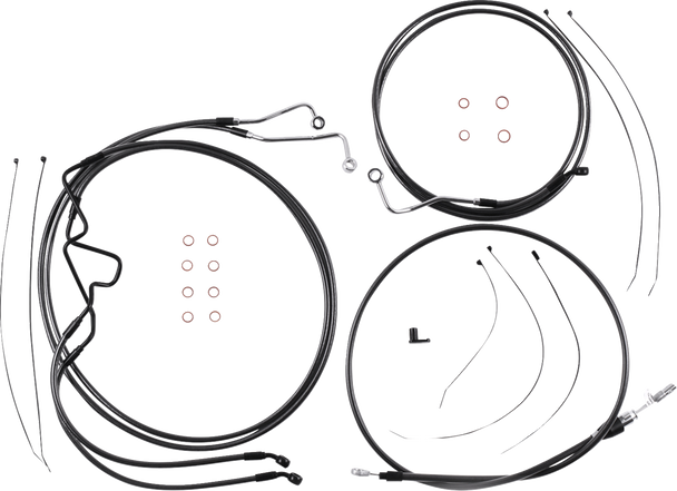 Magnum Shielding 4871228 Black Pearl Designer Handlebar Installation Kit