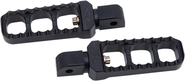 Joker Machine 08-61-7B Serrated Foot Pegs - Black - Narrow