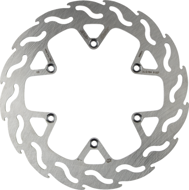 MOTO-MASTER 110600-PU Brake Rotor - Rear - Flame