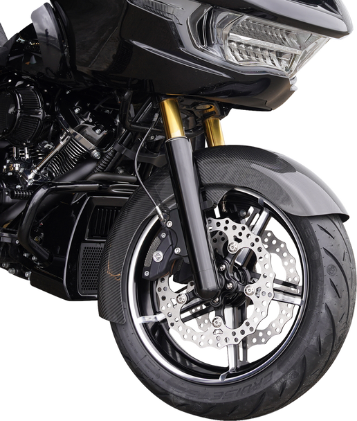 Arlen Ness 71-421 Wheel - Factory 24 - Front/Rear - Black/Contrast Cut - 19x3.25