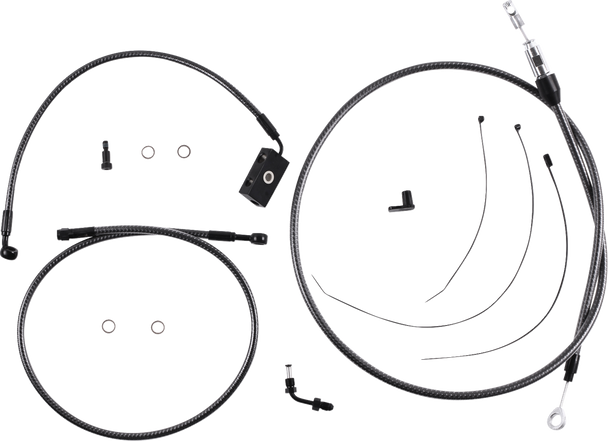 Magnum Shielding 7871256 Karbonfibr Designer Handlebar Installation Kit - 18-24
