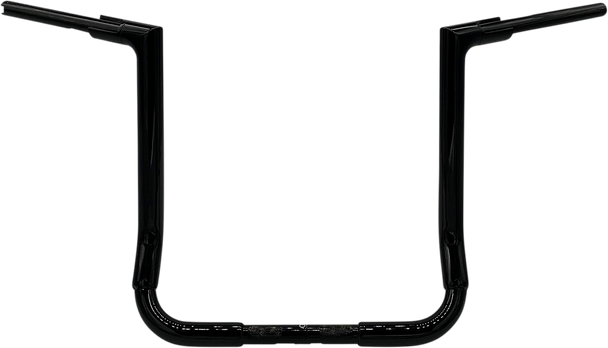Fat Baggers Inc. 605016-B 1-1/2" Ez Install Flat Top Handlebar - 16" - Black