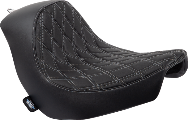 Drag Specialties 0802-1514 Solo Seat - Dbl Diamond - FL/FX 18-23