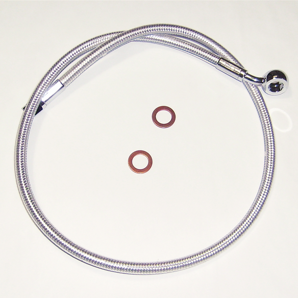 Magnum Shielding AS37127 Brake Line - 10 mm-35° - 27" - Sterling Chromite II
