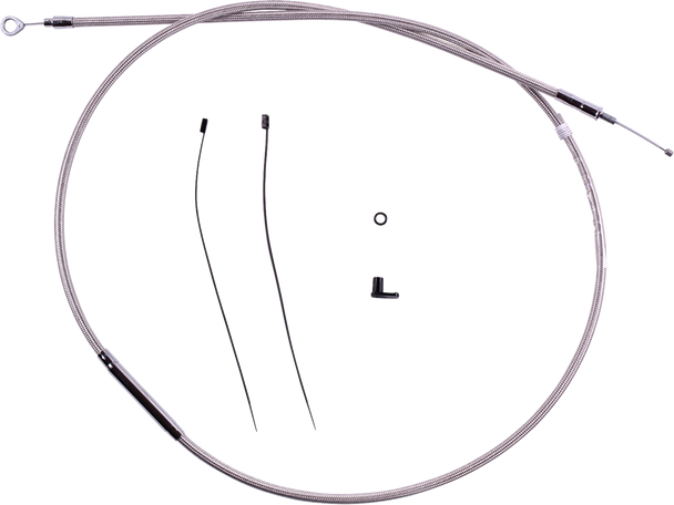 Magnum Shielding 5223-66 Redesigned Polished Stainless Clutch Cable - 66-11/16"
