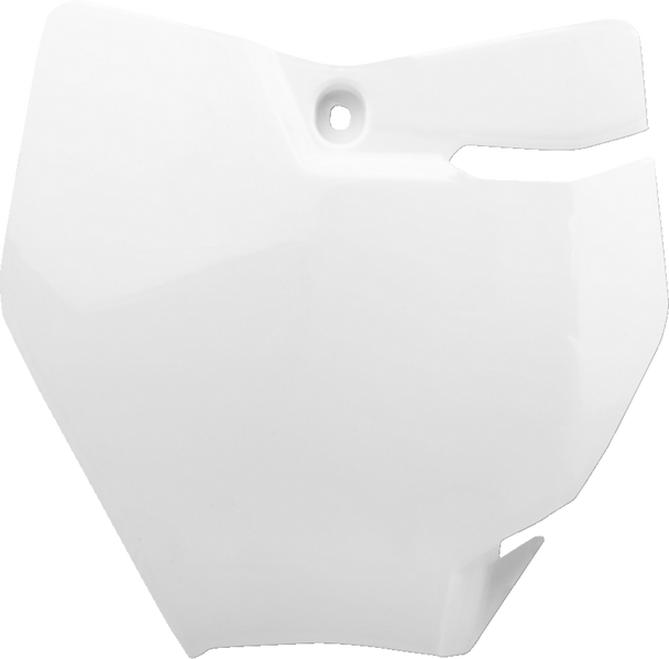 Polisport 8665700001 Number Plate - OEM White - for KTM SX65