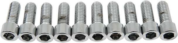 Drag Specialties DS-190553S Bolts - Socket-Head - Smooth - 3/8-16 x 1"