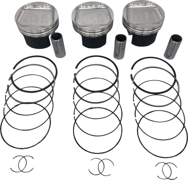 Wossner K7511DA-3 Piston Kit - 79.93 mm - for Arctic Cat | for Yamaha