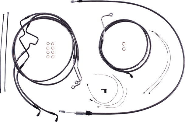 Magnum Shielding 7871228 Karbonfibr Designer Handlebar Installation Kit - 21-22