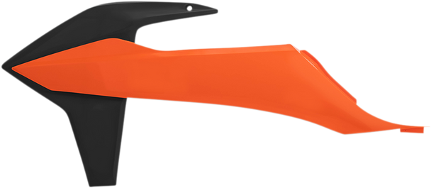 Acerbis 2726515225 Radiator Shroud - 16 OEM Orange/Black