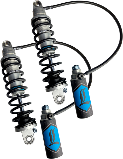 Legend Suspension 1310-1937 Revo Arc Remote Reservoir Shocks - Clear
