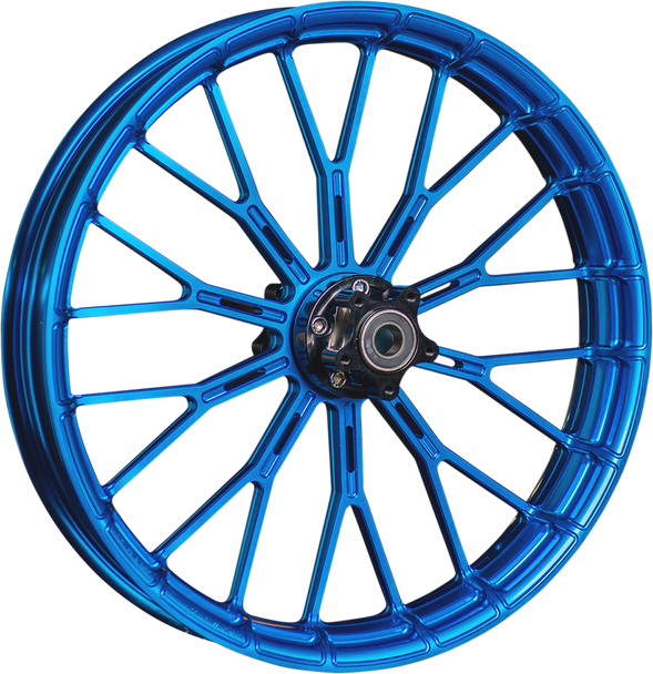 Arlen Ness 330-020 Rim - Y-Spoke - Front - Blue - 21x5.5
