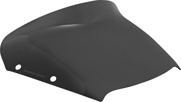 Memphis Shades MEP88810 Spoiler Windshield - 4" - Dark Black Smoke - Flhx