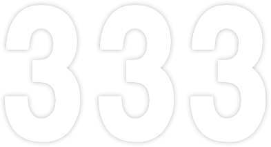 Factory Effex 04-2563 Mini Pro Number 3 - White - 4"