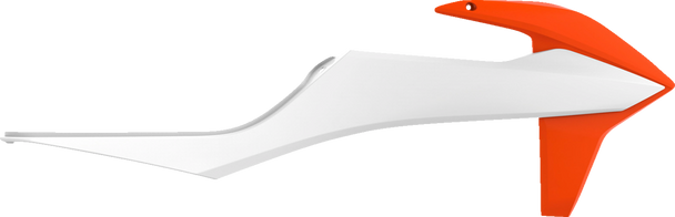 Polisport 8422100009 Radiator Cover - Orange/White - for KTM