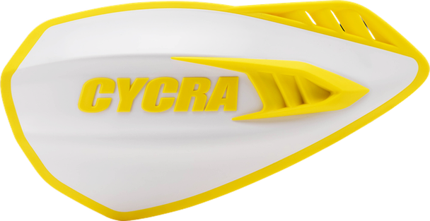 Cycra 1CYC-0056-234 Cyclone Handguards - White/Yellow
