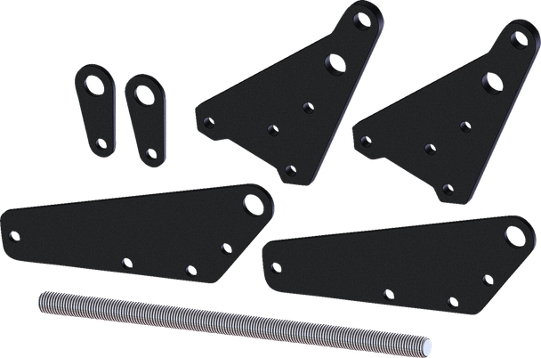 KFI Products 106324 Sq Push Tube Leveling Kit - Pro 2.0 +4 - Utv