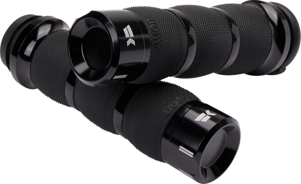 Khrome Werks 500190 Klassic Grips - Air Cushion - TBW - Black